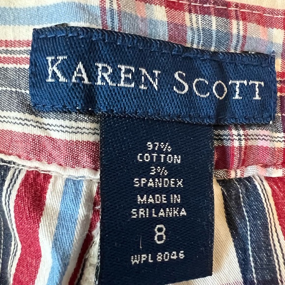 Karen Scott Plaid Skort - Picture 7 of 7